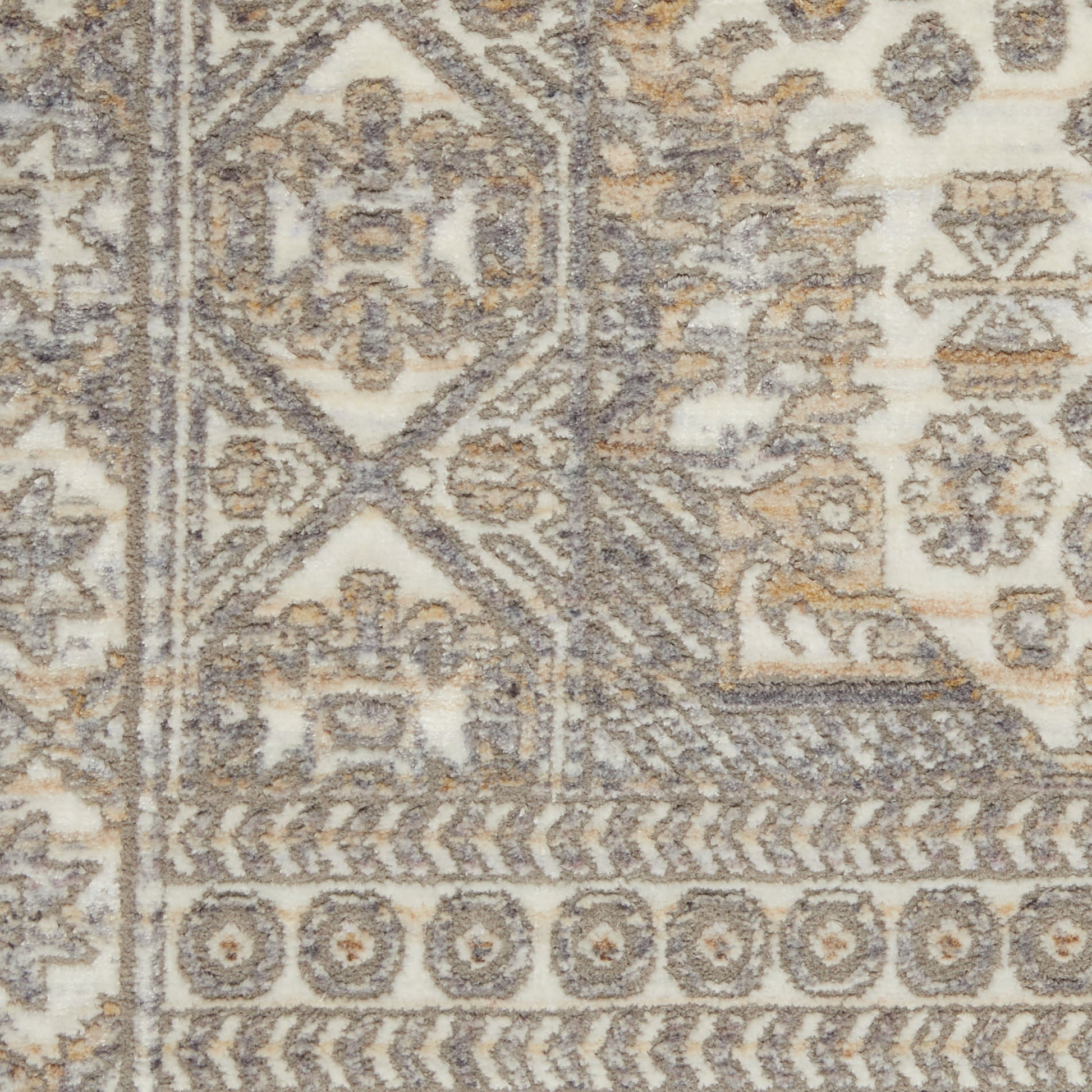 Nourison Home Lustrous Weave  Ivory Beige  