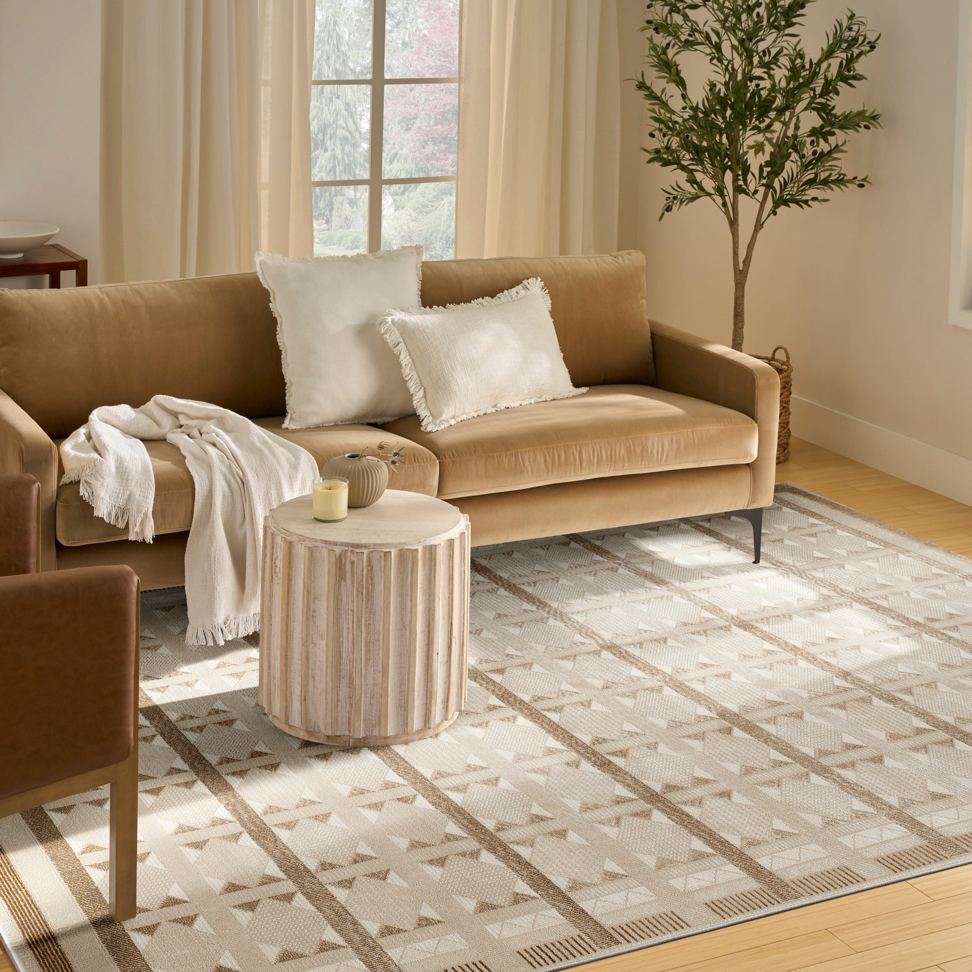 Nourison Home Nordic  Taupe  Contemporary