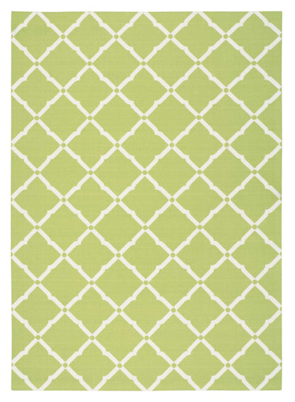 Nourison Home Home & Garden RS091 Light Green Transitional Power-loomed Rug