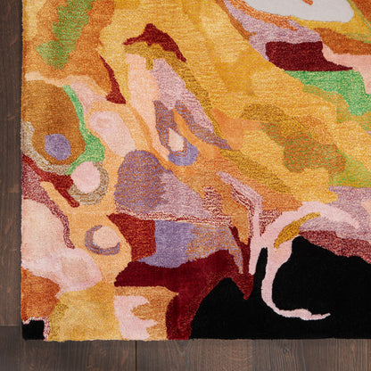 Nourison Home Prismatic  Multicolor  Contemporary