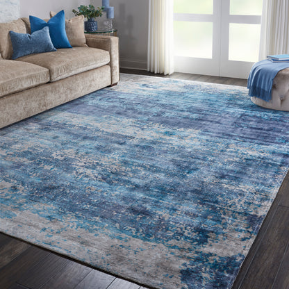 Nourison Home Safari Dreams  Teal  Contemporary