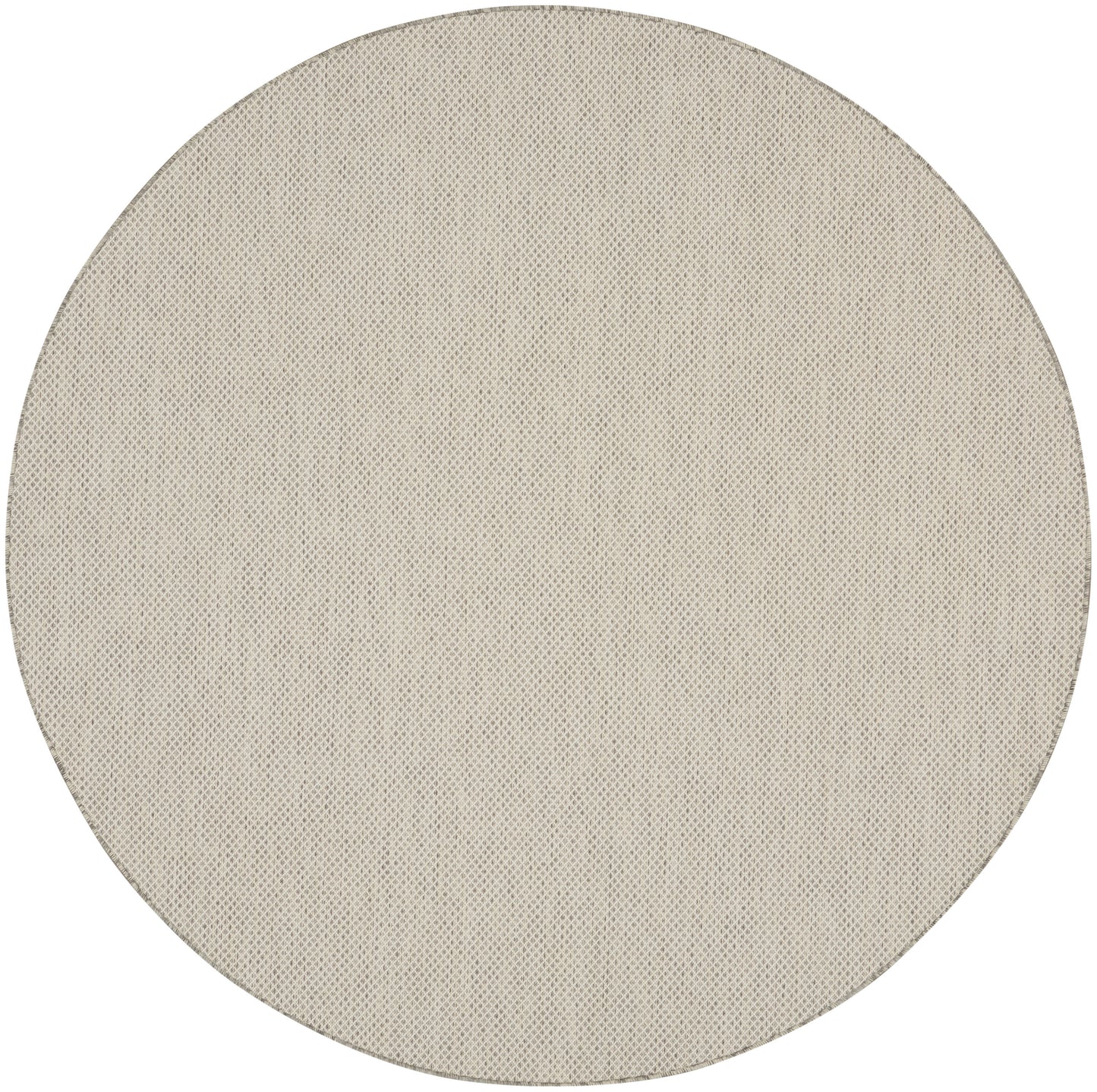 Nourison Home Courtyard COU01 Ivory Silver Contemporary Power-loomed Rug