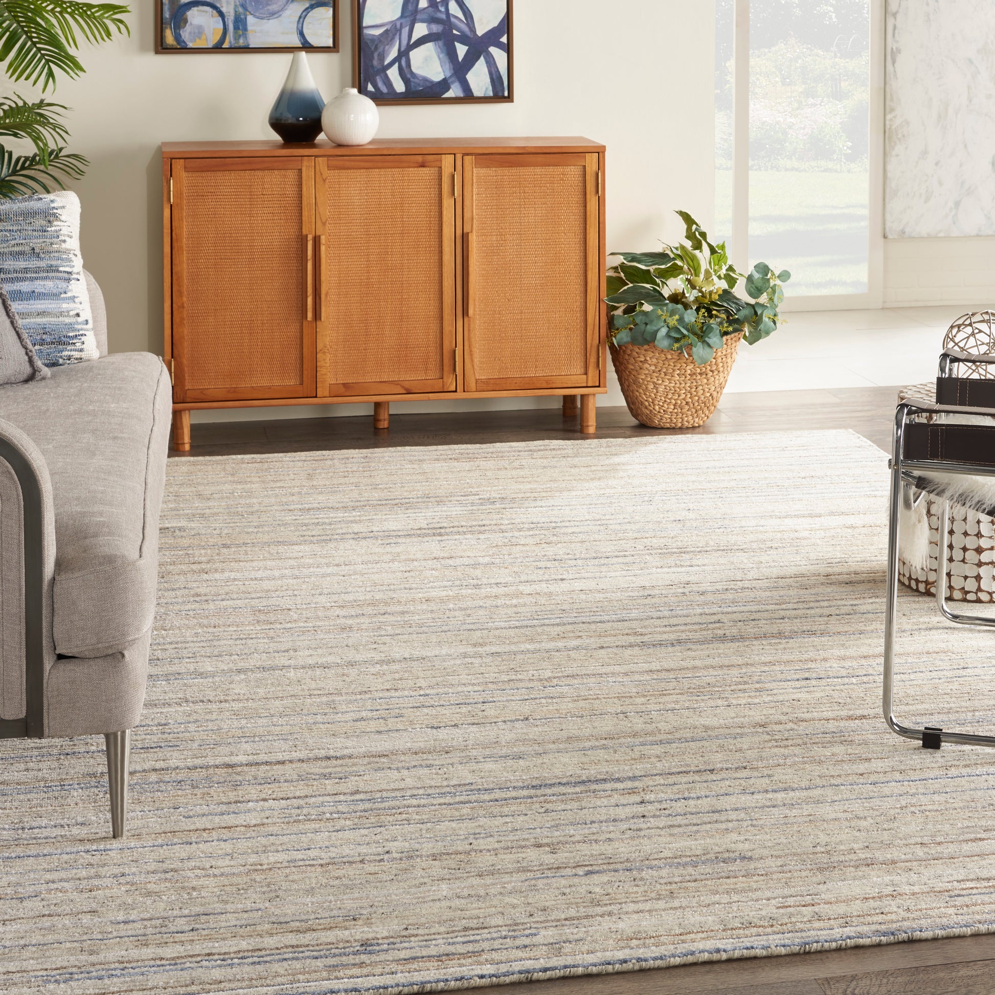 Nourison Home Plateau  Ivory  Contemporary