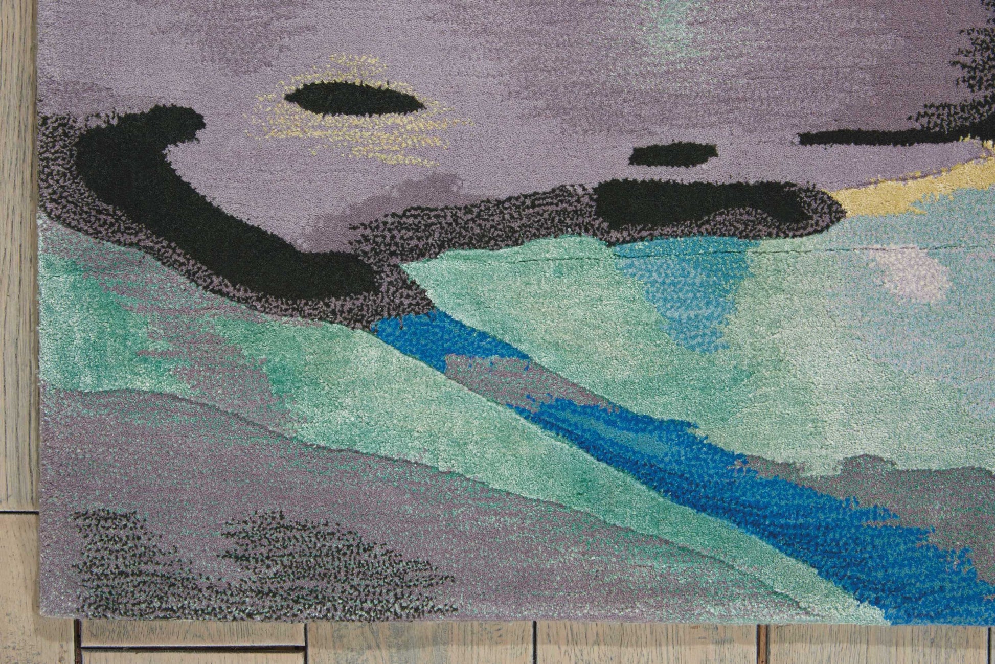 Nourison Home Prismatic  Seaglass  Contemporary