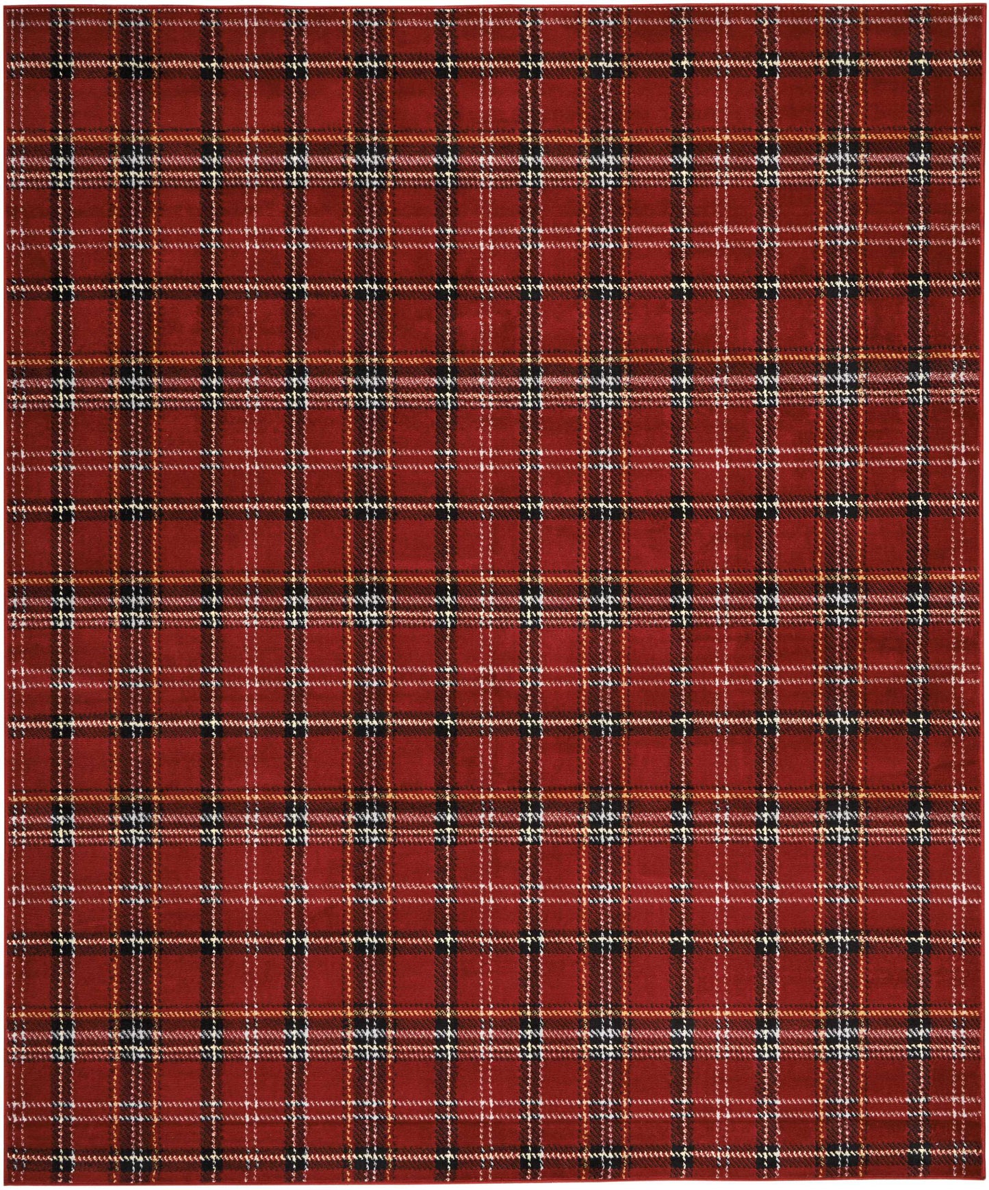 Nourison Home Grafix GRF03 Red Contemporary Power-loomed Rug