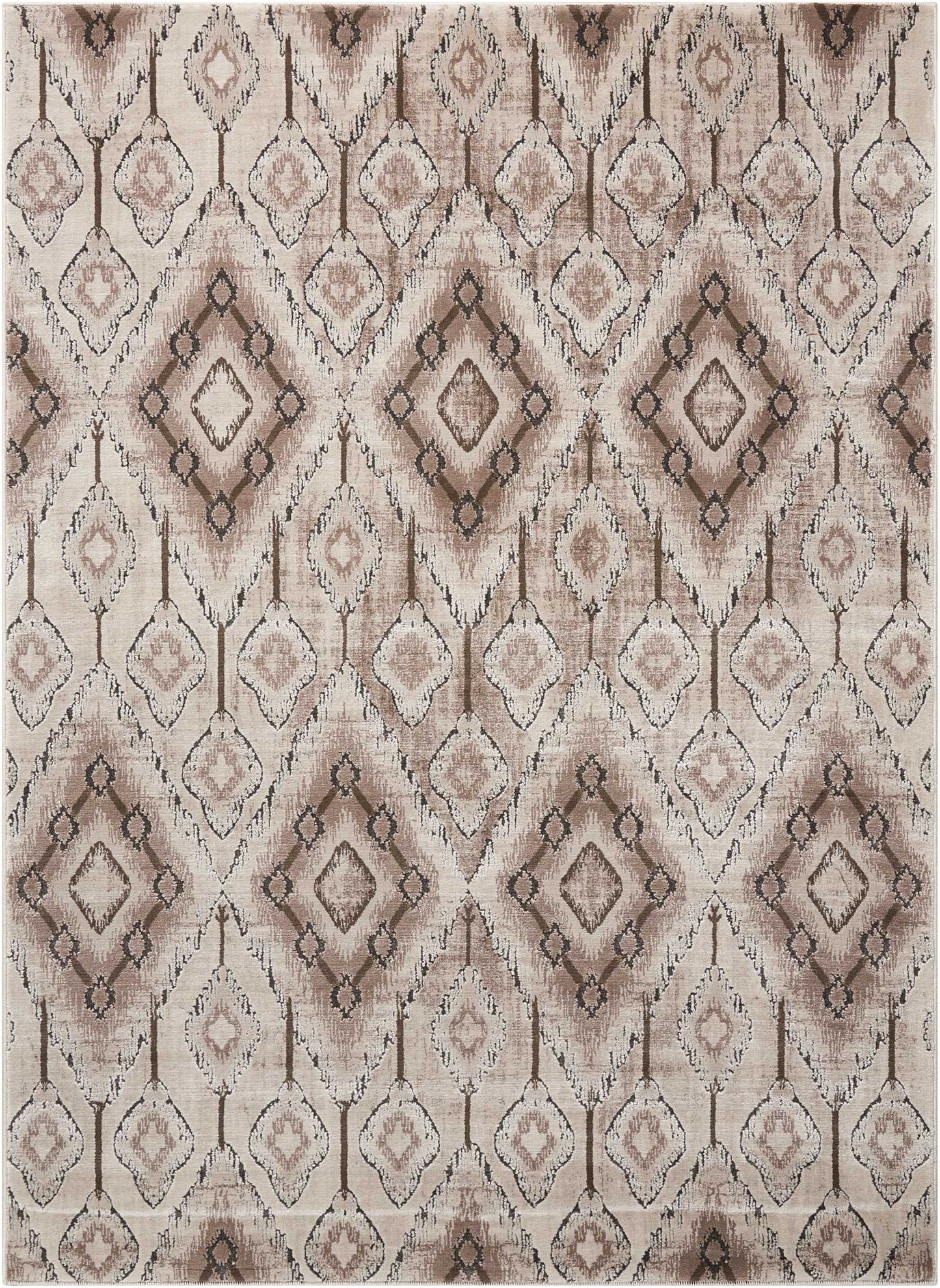 Nourison Home Karma KRM02 Beige Transitional Power-loomed Rug