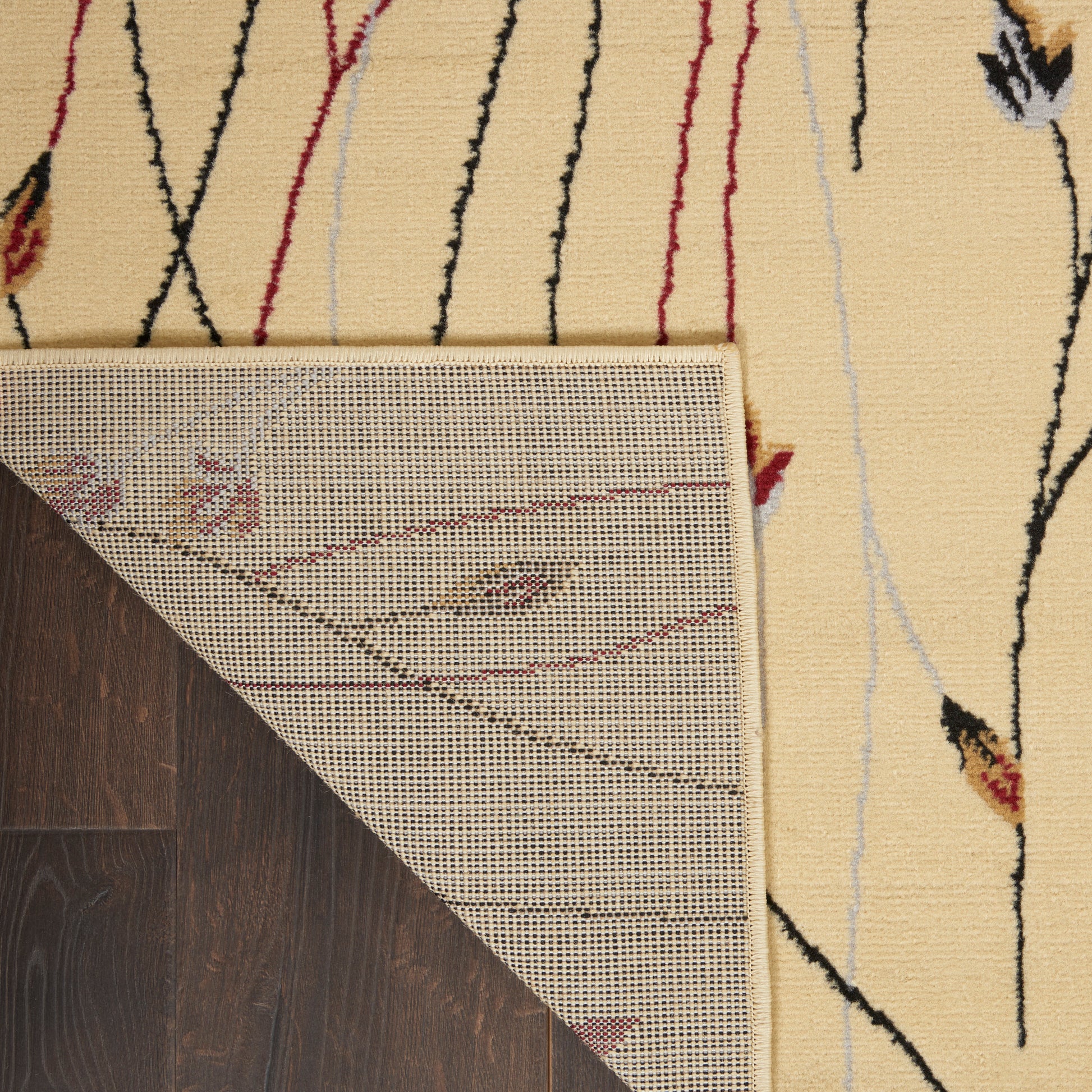 Nourison Home Grafix  Cream  Contemporary