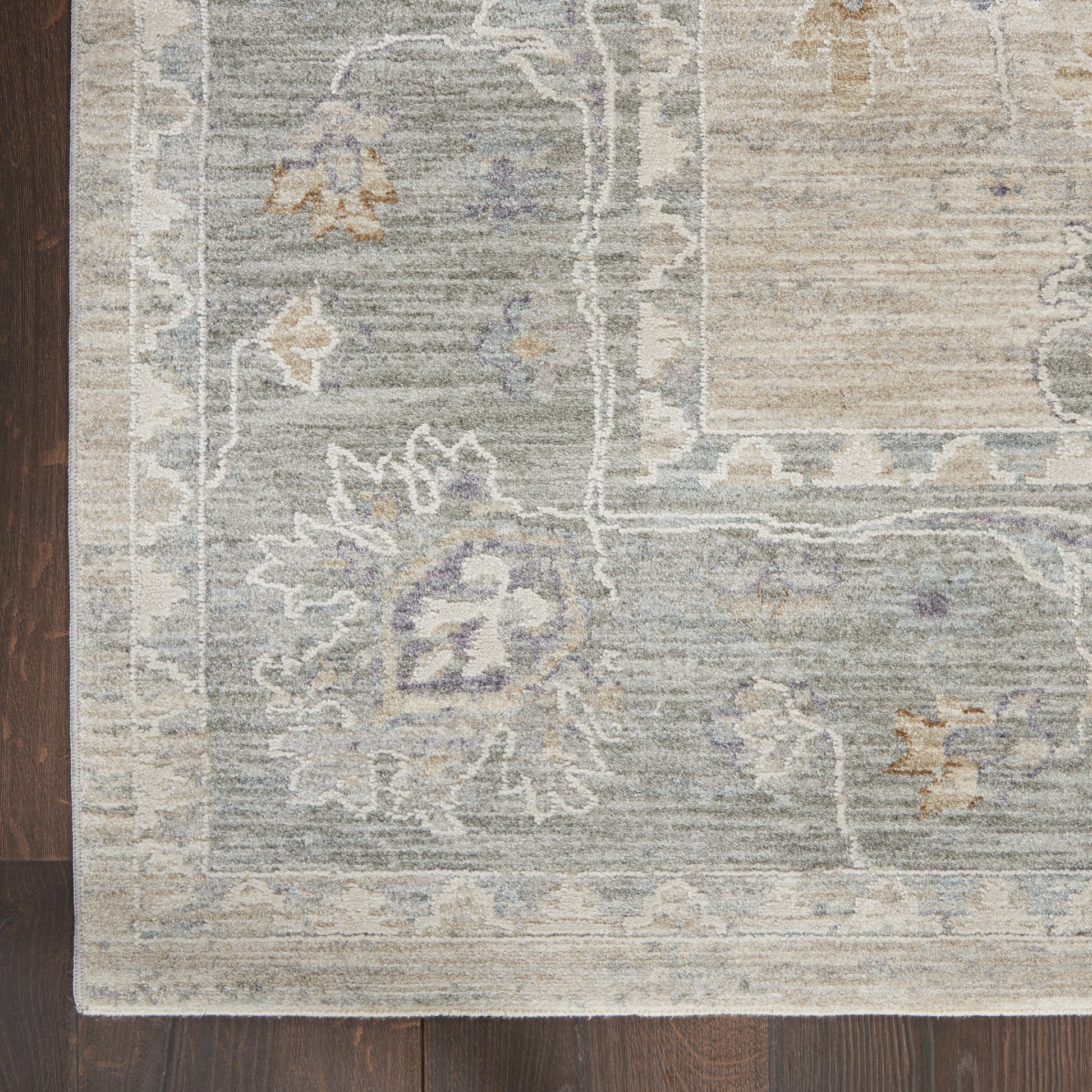 Nourison Home Infinite  Light Grey  Traditional