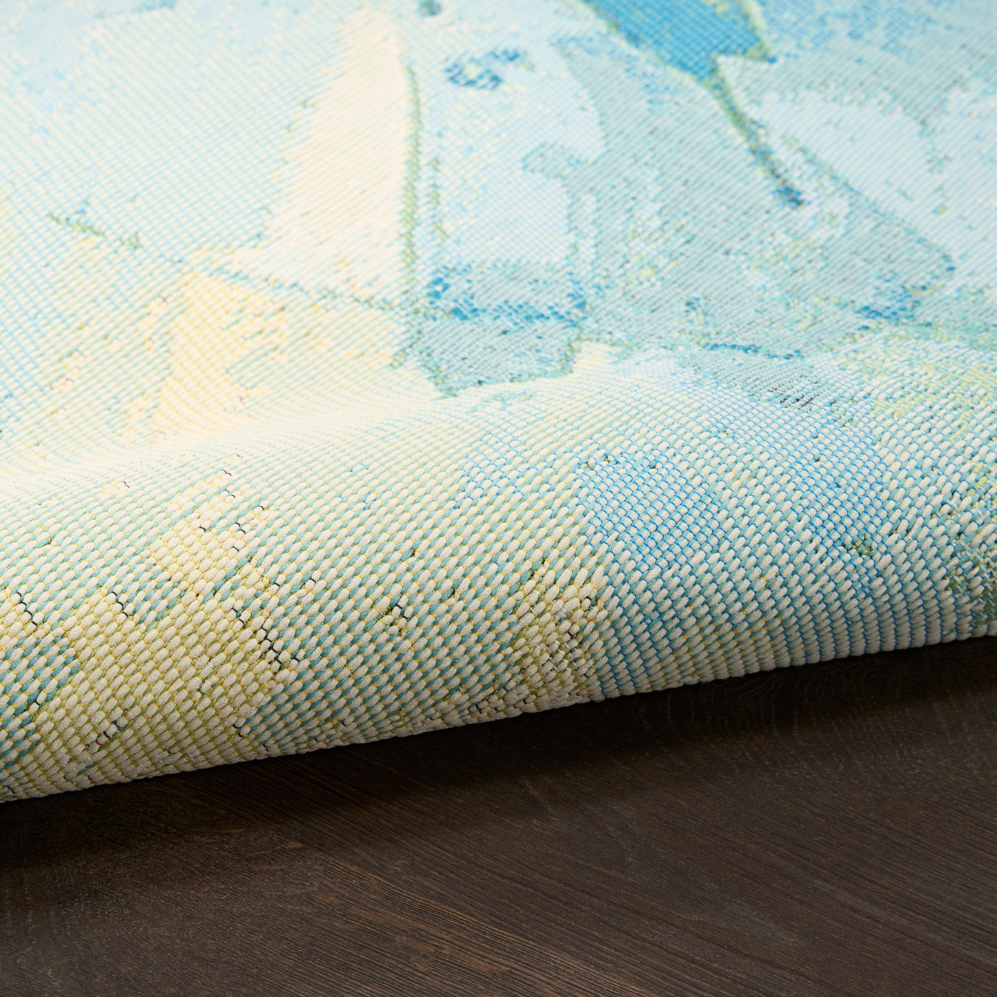 Nourison Home Color Splash  Ivory Blue  Contemporary