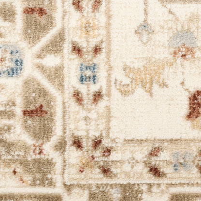 Nourison Home Pardis  Ivory Taupe  Traditional