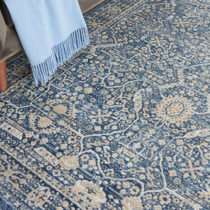 Nourison Home Lustrous Weave  Blue  