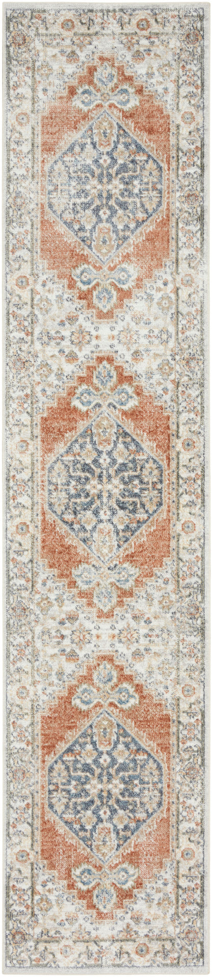 Nourison Home Astra Machine Washable ASW11 Grey Multicolor Traditional Power-loomed Rug