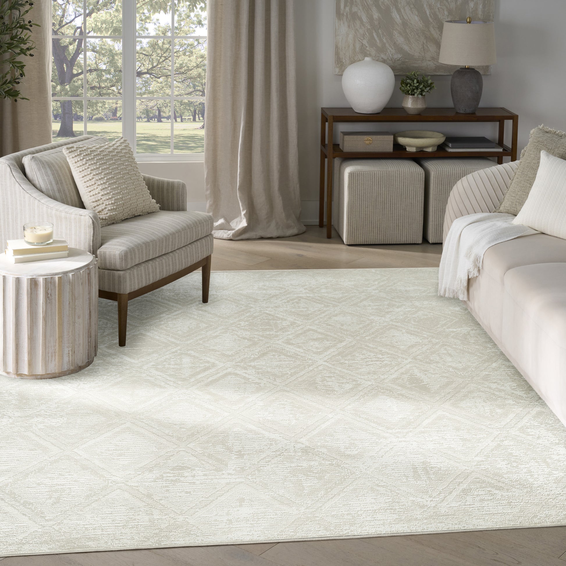 Nourison Home Dekor  Beige  Contemporary