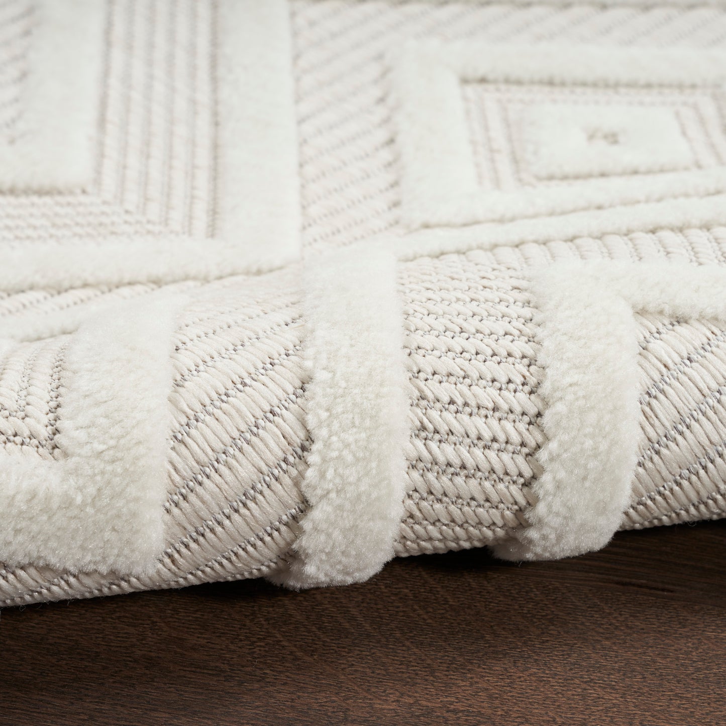 Nourison Home Versatile  Ivory White  Contemporary