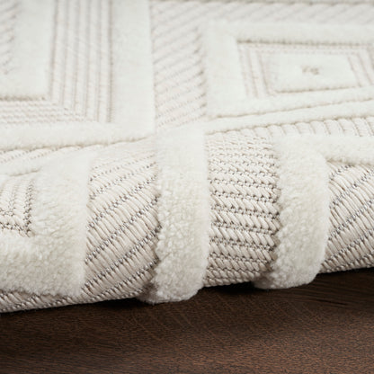 Nourison Home Versatile  Ivory White  Contemporary