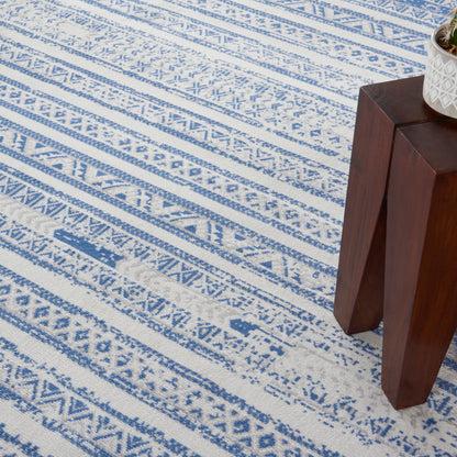 Nourison Home Whimsicle  Ivory Blue  Transitional