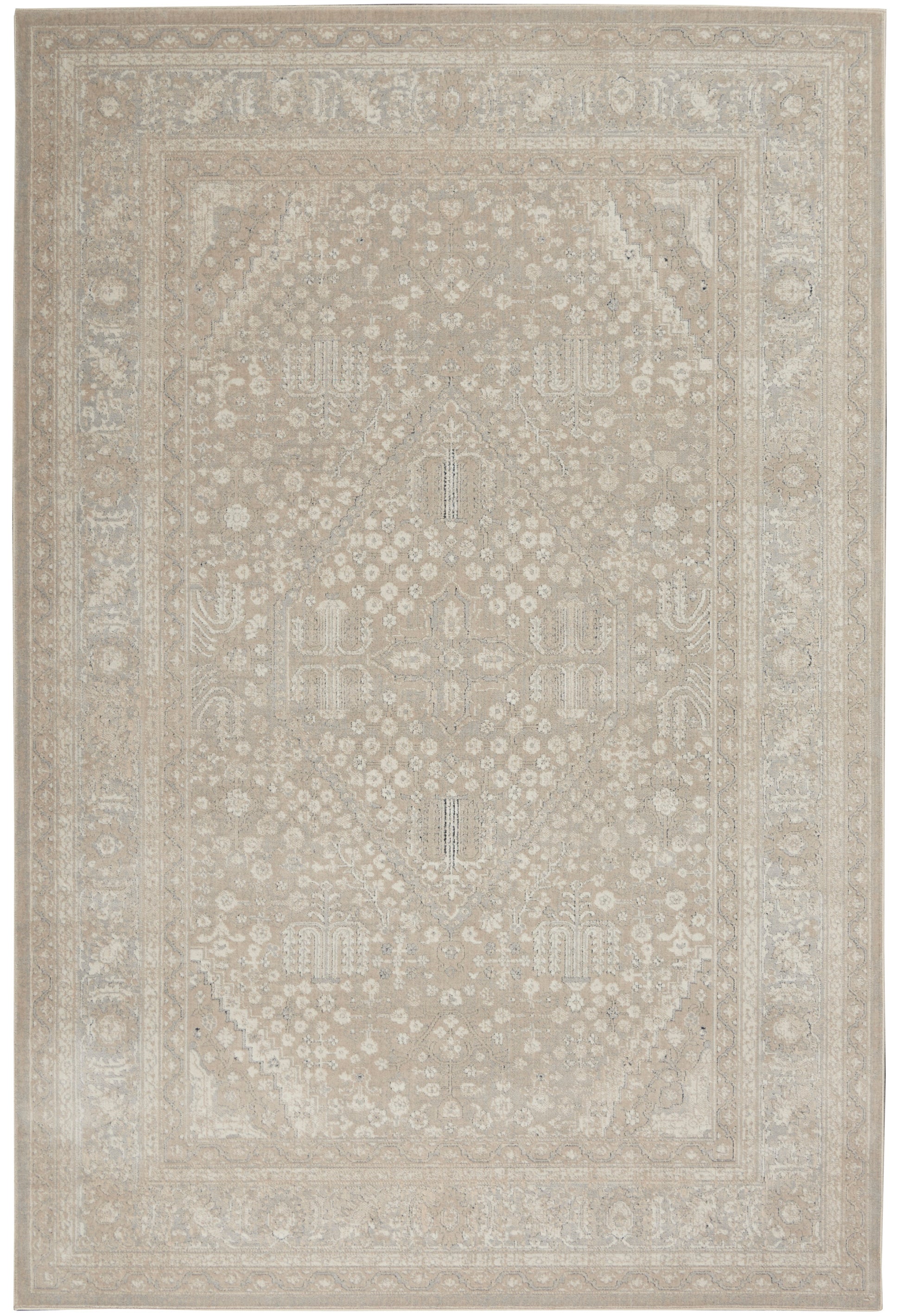 Nourison Home Malta  Beige Grey  Traditional