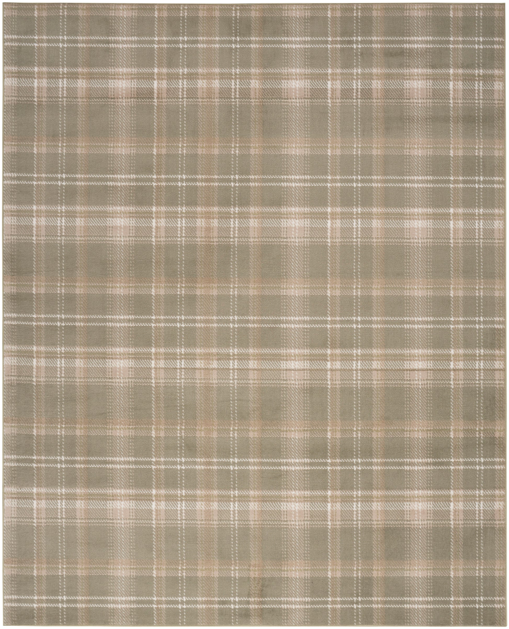 Nourison Home Grafix  Olive  Contemporary