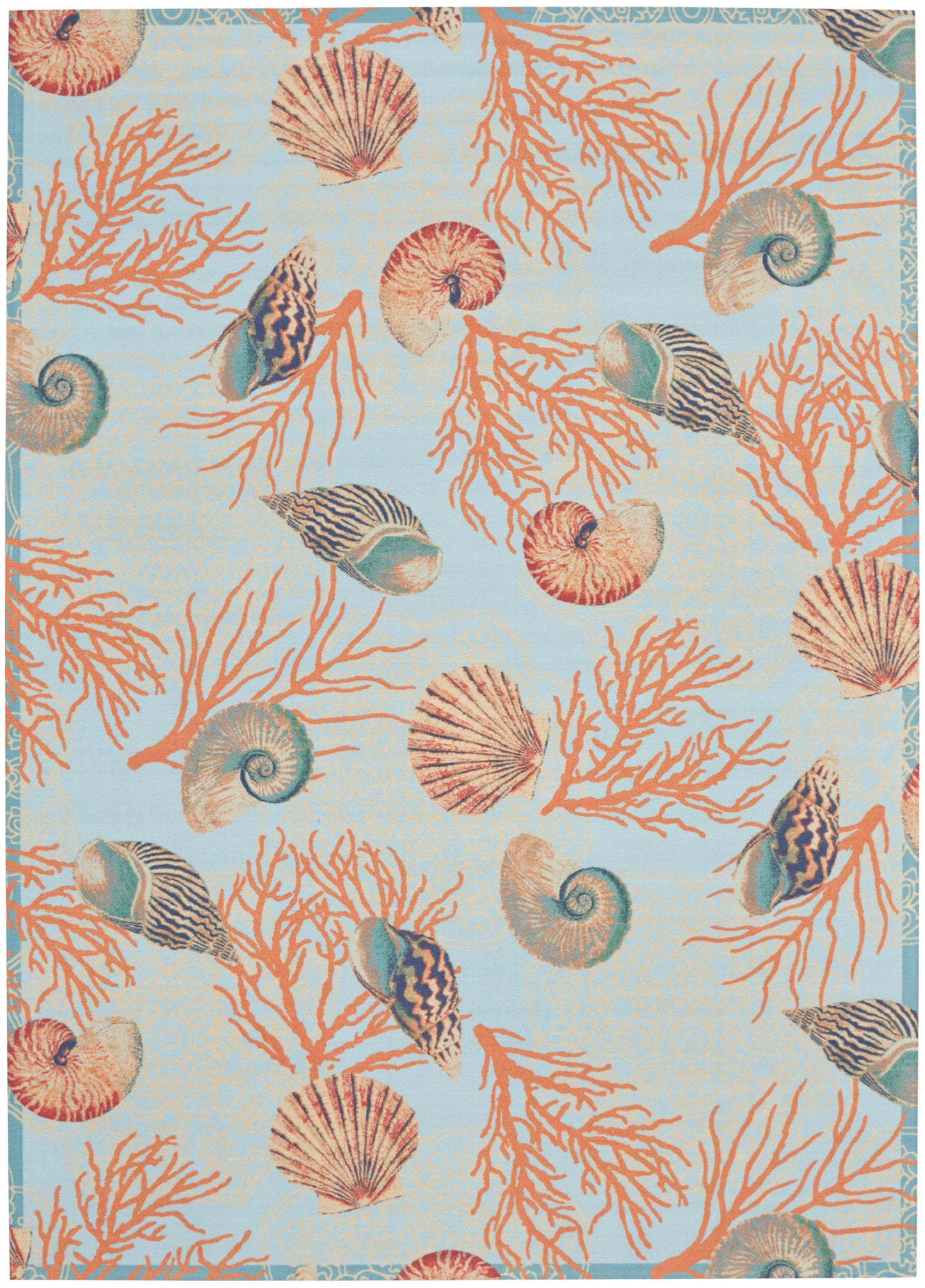 Waverly Sun N Shade  Light Blue  Contemporary