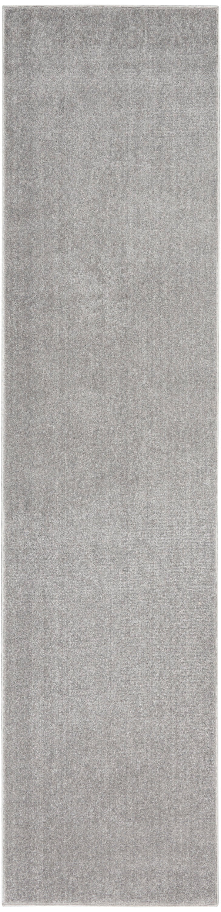 Nourison Home Nourison Essentials NRE01 Silver Grey Contemporary Power-loomed Rug