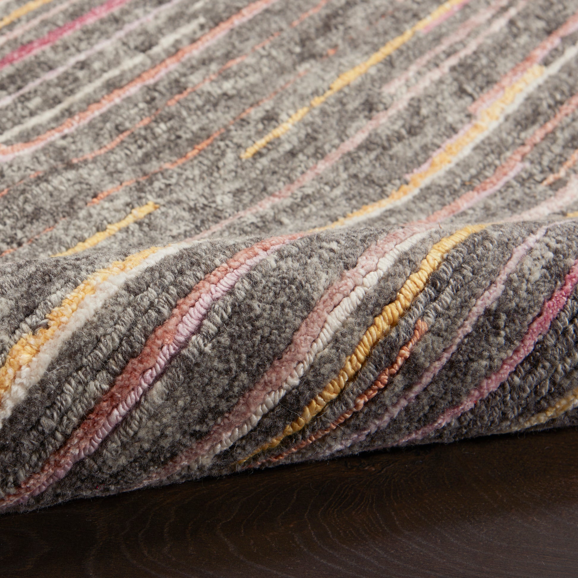 Nourison Home Plateau  Grey Flame  Contemporary