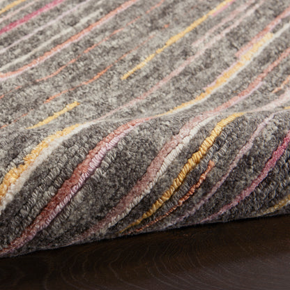 Nourison Home Plateau  Grey Flame  Contemporary