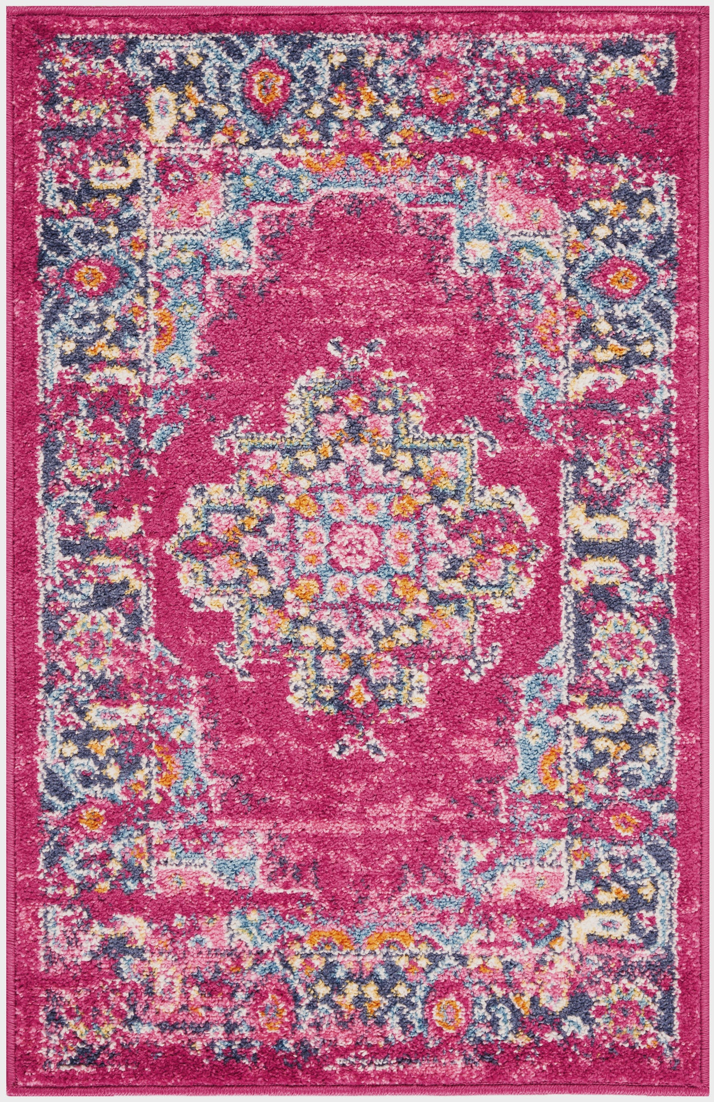 Nourison Home Passion PSN03 Fuchsia Transitional Power-loomed Rugs
