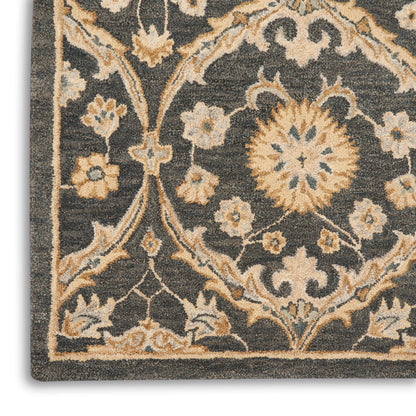 Nourison Home Jazmine  Navy  Traditional