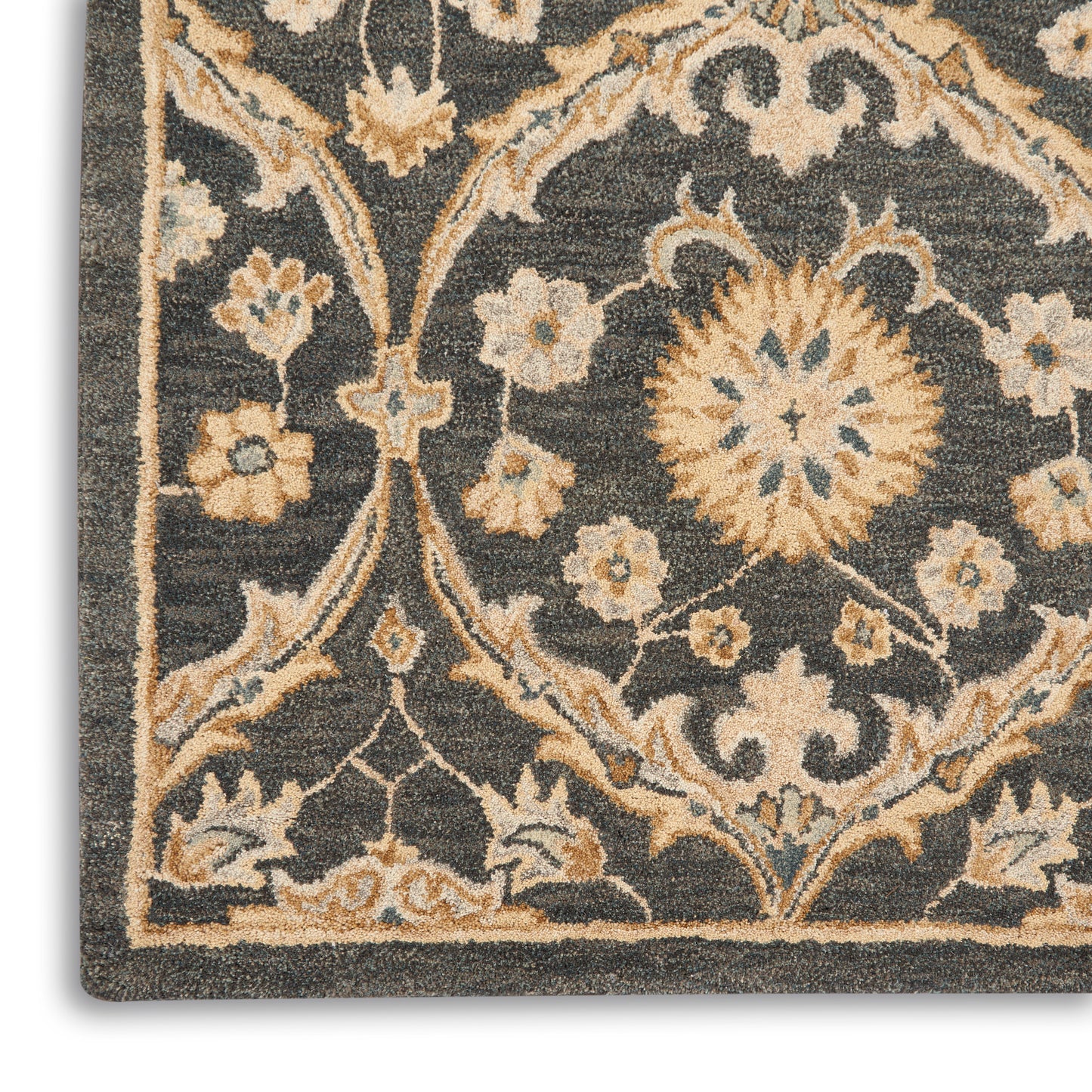 Nourison Home Jazmine  Navy  Traditional