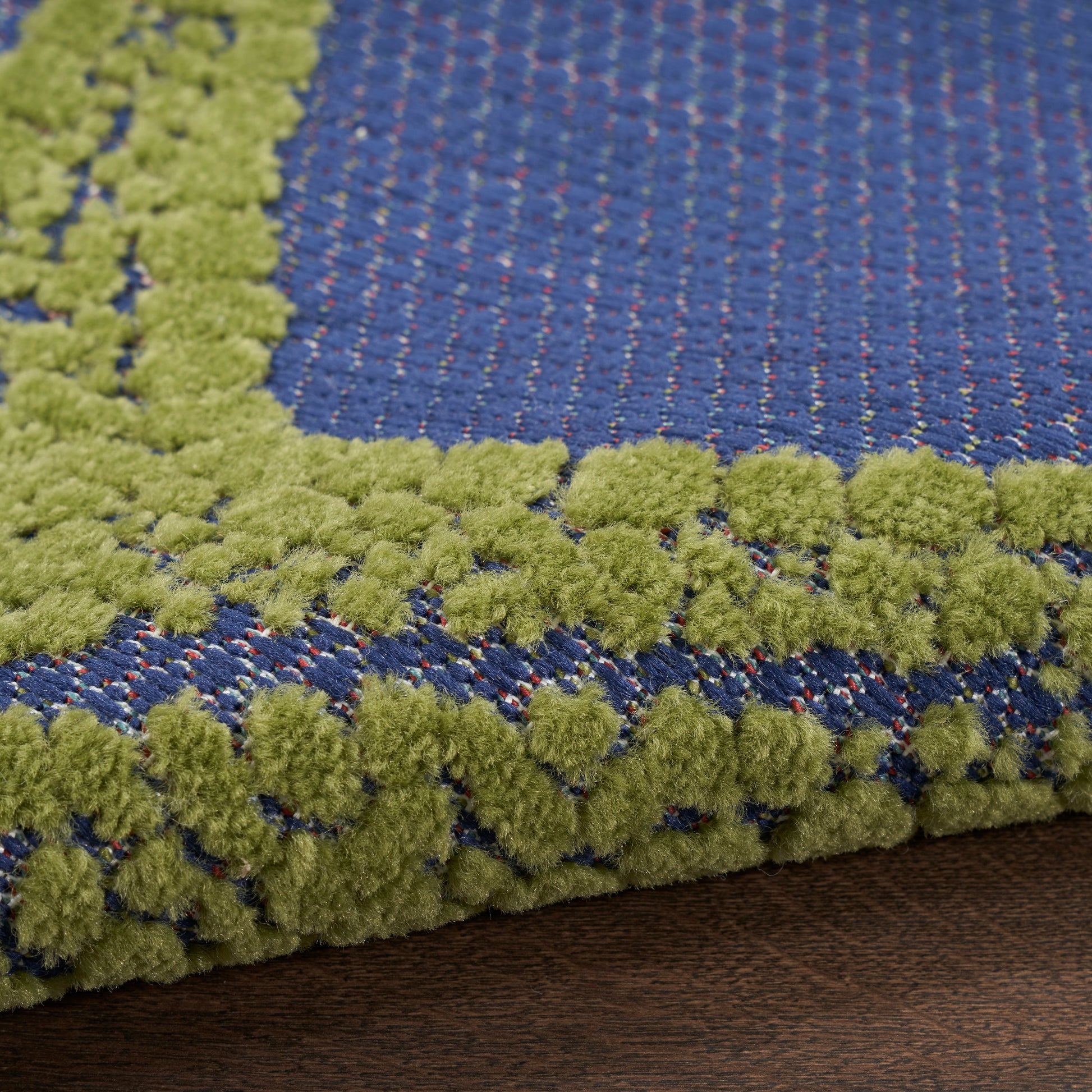 Nourison Home Aloha  Blue Multicolor  Contemporary