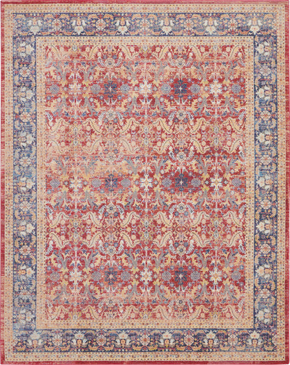 Nourison Home Ankara Global  Red  Traditional