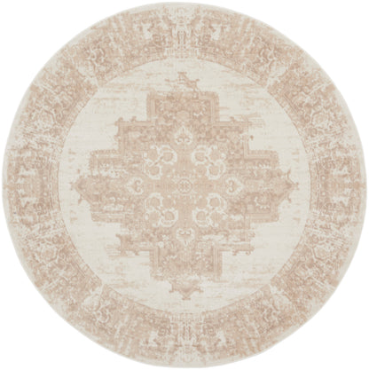 Nourison Home Grafix GRF14 Ivory Beige Transitional Power-loomed Rug
