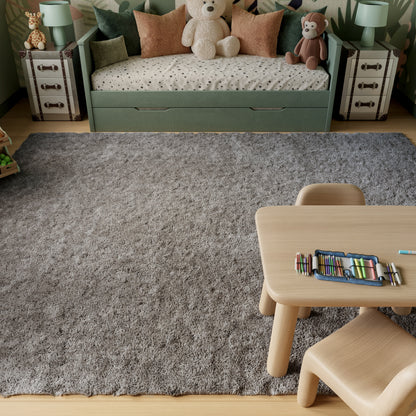 Nourison Home Dreamy Shag  Silver  Contemporary