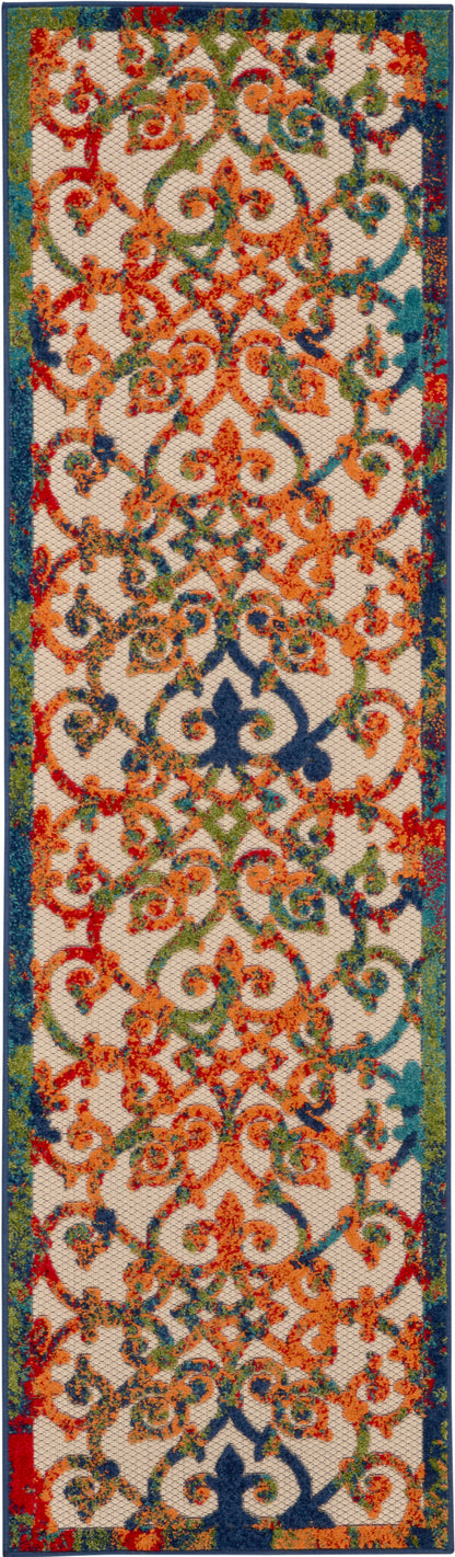 Nourison Home Aloha ALH21 Multicolor Contemporary Power-loomed Rugs
