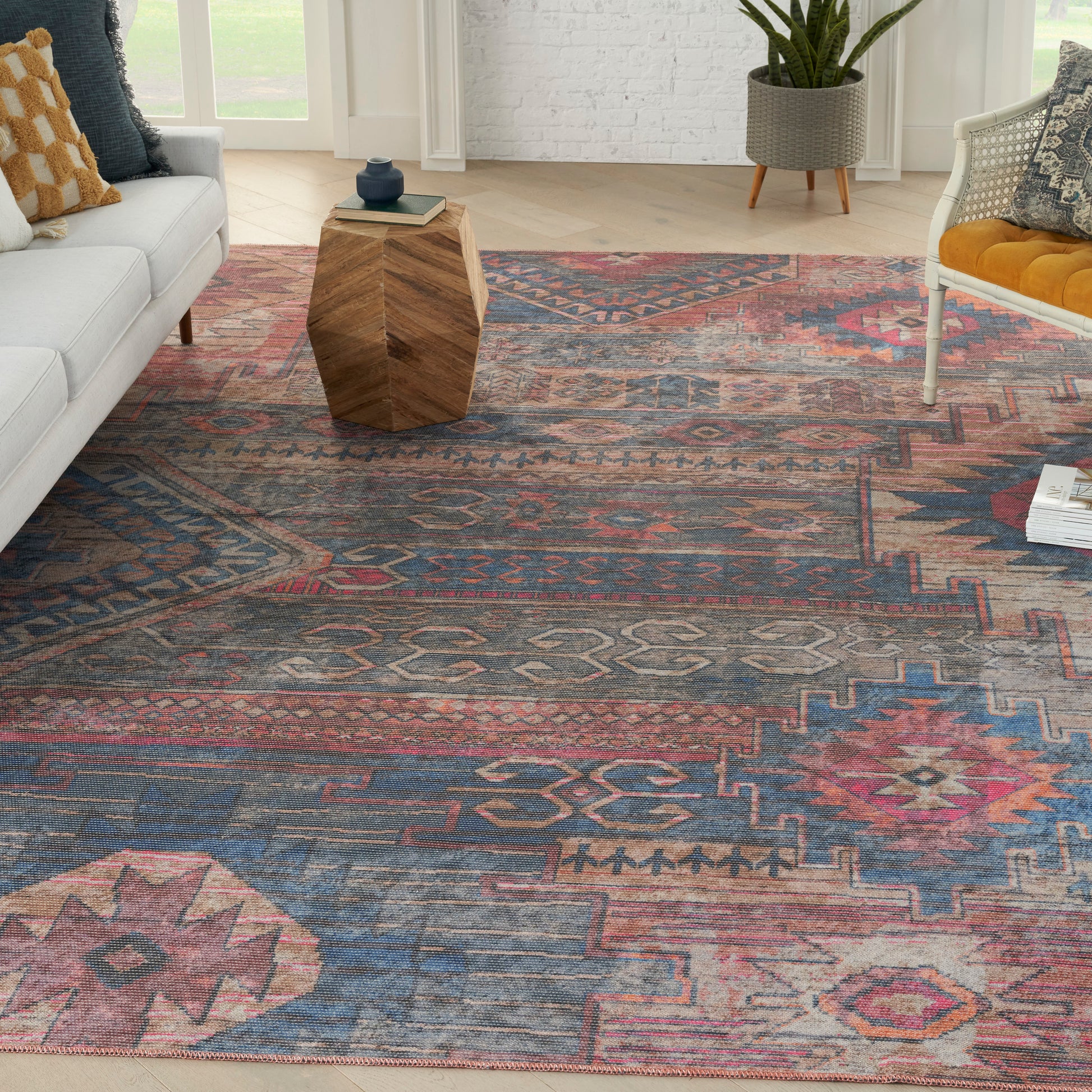 Nourison Home New Concept Washables  Multicolor  Transitional