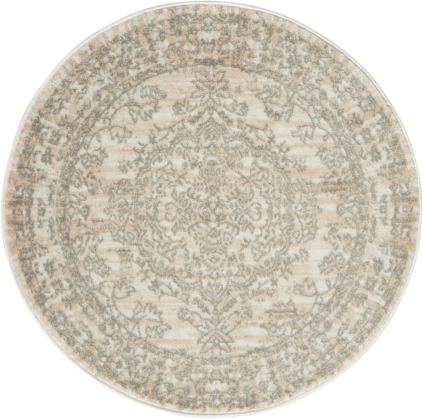 Nourison Home Euphoria EUP04 Bone Traditional Power-loomed Rug