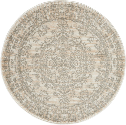 Nourison Home Euphoria EUP04 Bone Traditional Power-loomed Rug