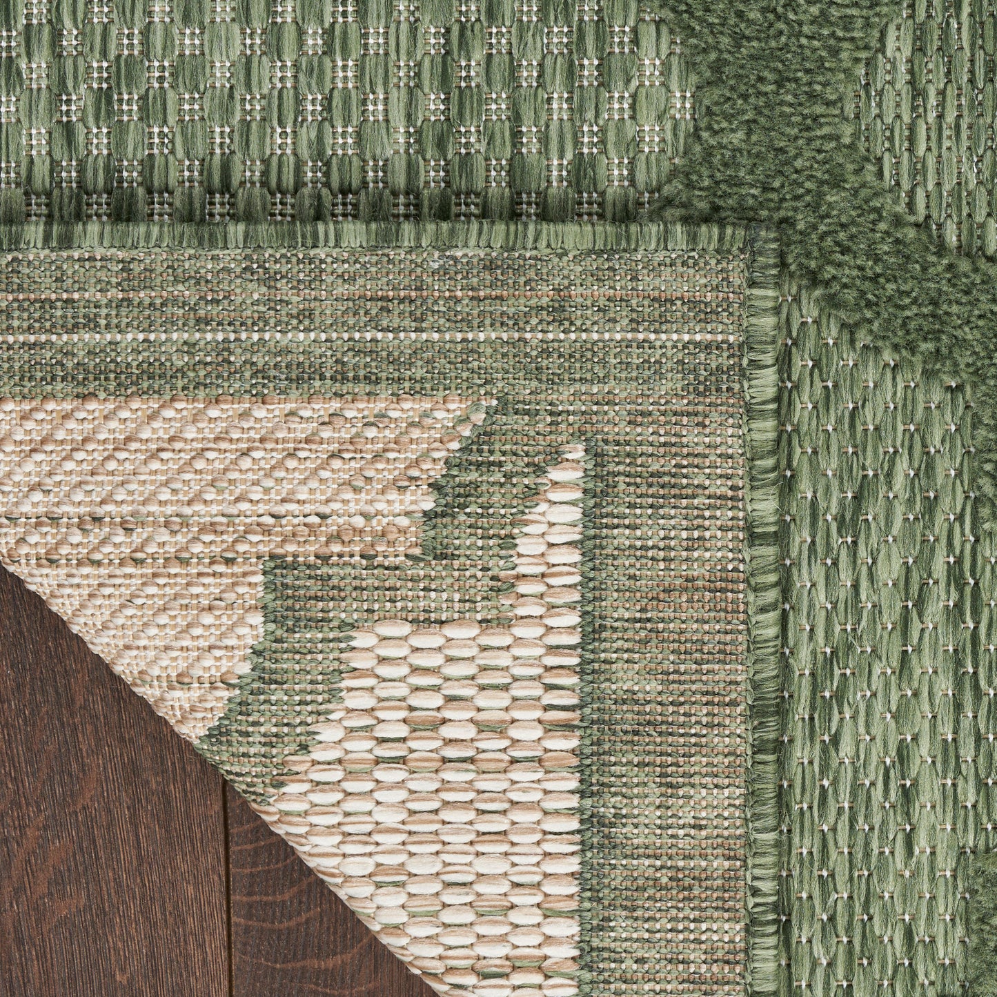 Nourison Home Easy Care  Green  Contemporary