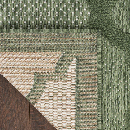 Nourison Home Easy Care  Green  Contemporary