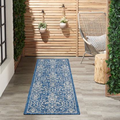 Nourison Home Country Side  Denim  Transitional