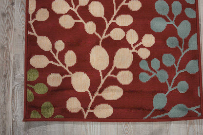 Nourison Home Caribbean  Rust  Contemporary