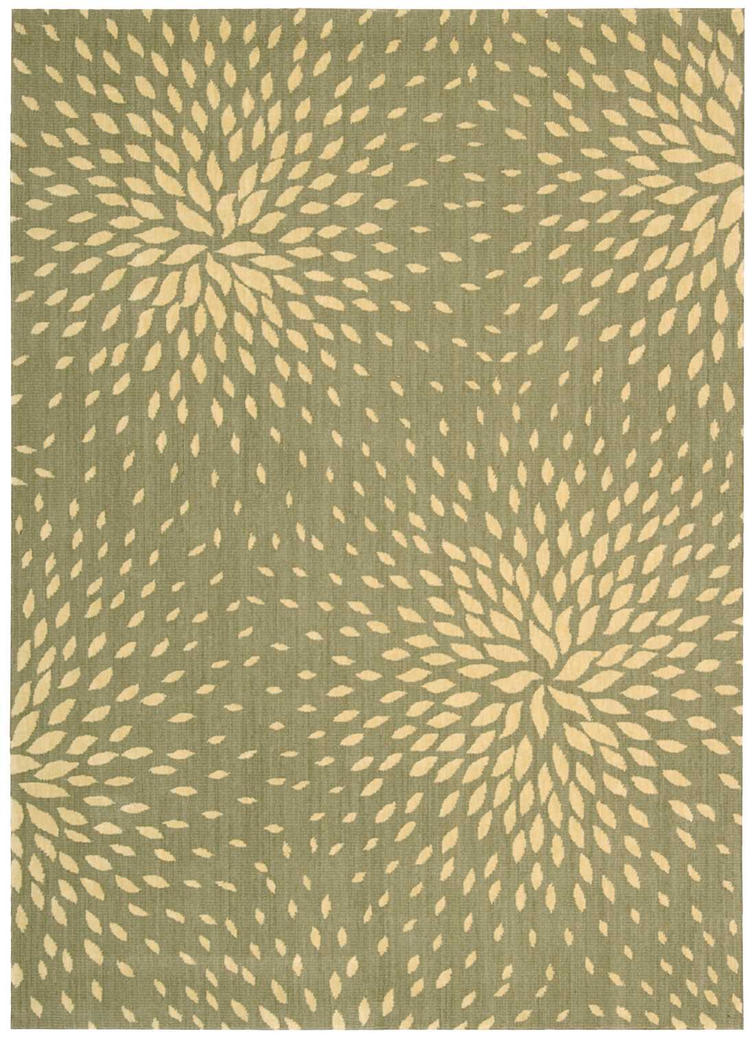 Nourison Home Capri CAP2 Light Green Contemporary Loom-woven Rug