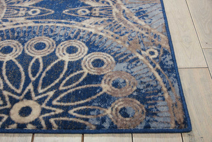 Nourison Home Somerset  Denim  Contemporary