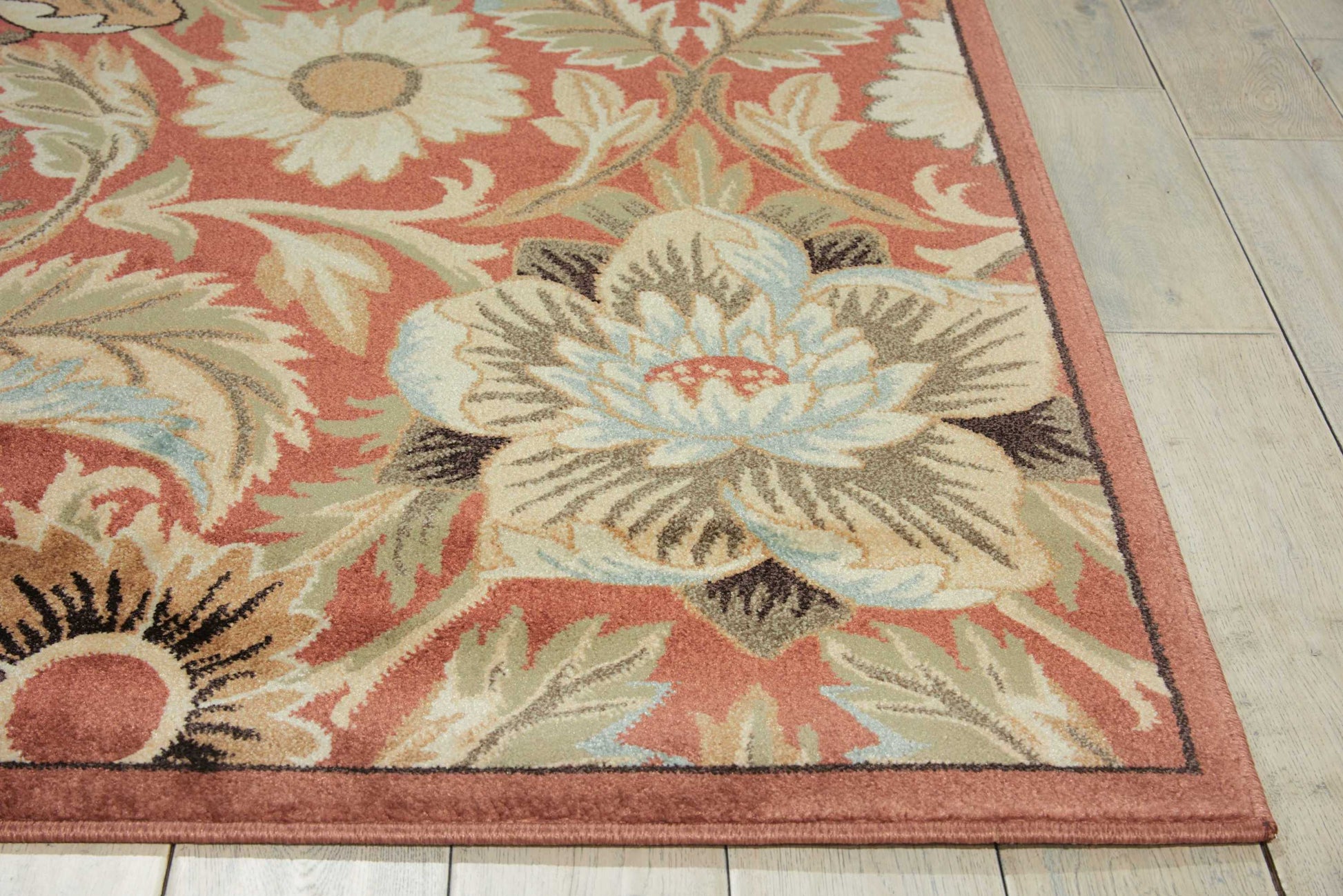 Nourison Home Walden  Brick  Transitional