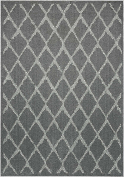 Michael Amini Gleam MA601 Grey Contemporary Power-loomed Rug