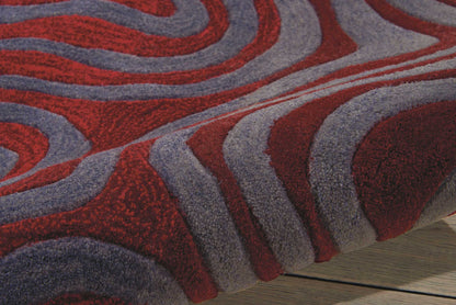 Nourison Home Contour  Sangria  Contemporary