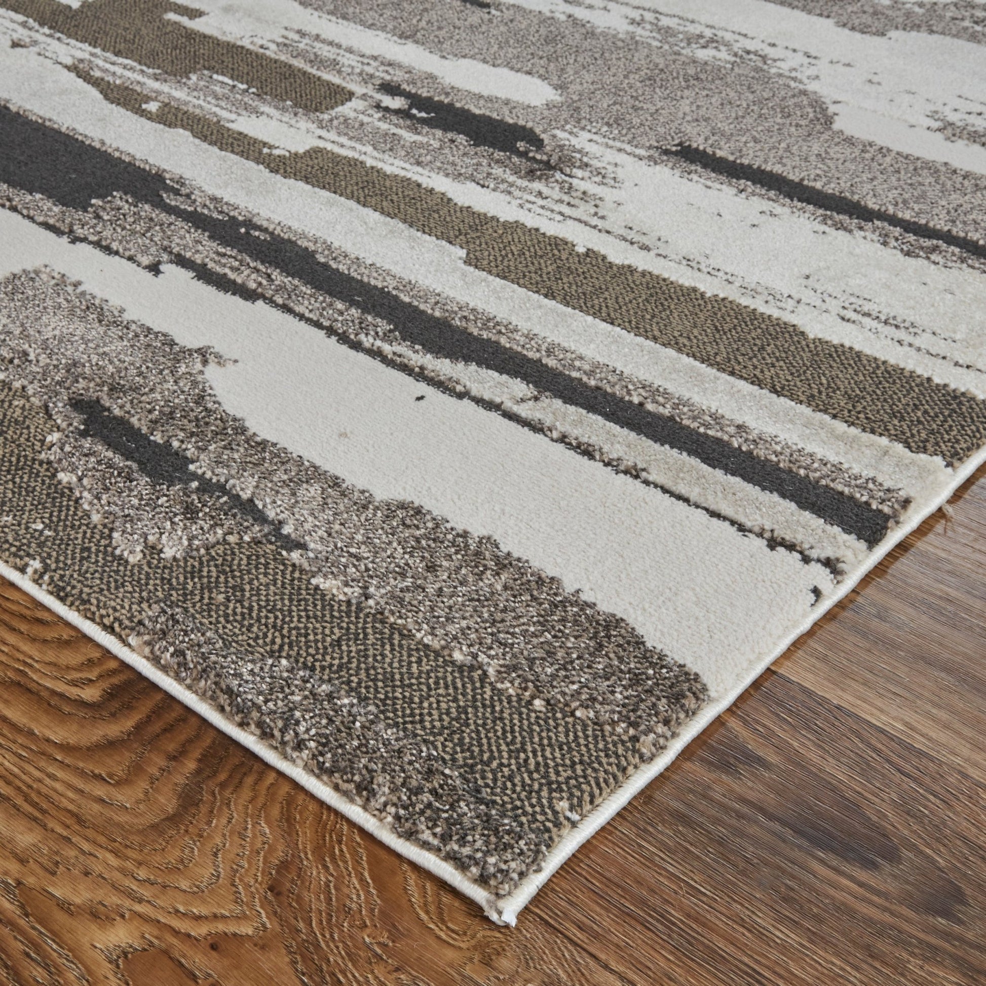 Feizy Vancouver 39FEF Brown Modern/Industrial Rug - Rugs - Feizy - Atlanta Designer Rugs