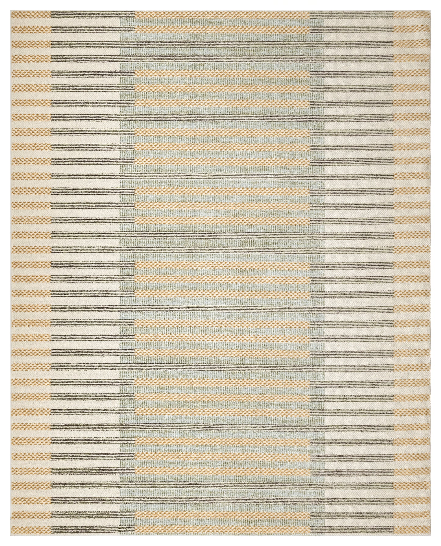 Nourison Home Nordic NRC15 Ivory Multicolor Contemporary Power-loomed Rug