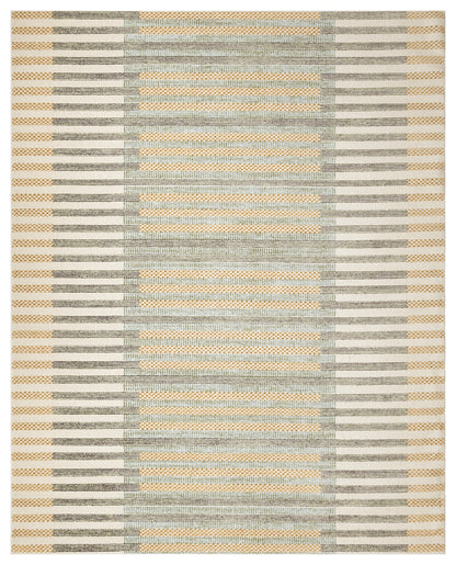 Nourison Home Nordic NRC15 Ivory Multicolor Contemporary Power-loomed Rug