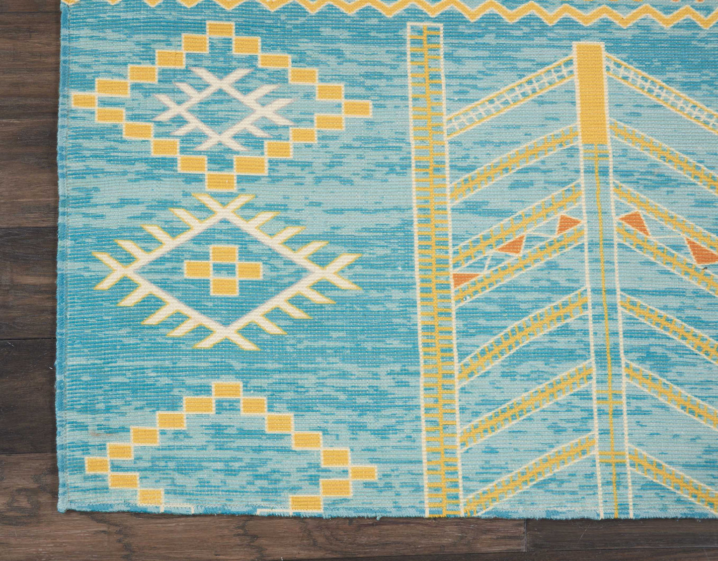 Nourison Home Madera  Sky Blue  Transitional